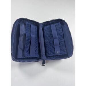 Dagne Dover Arlo Tech Organizer Pouch Large Travel Case In Navy